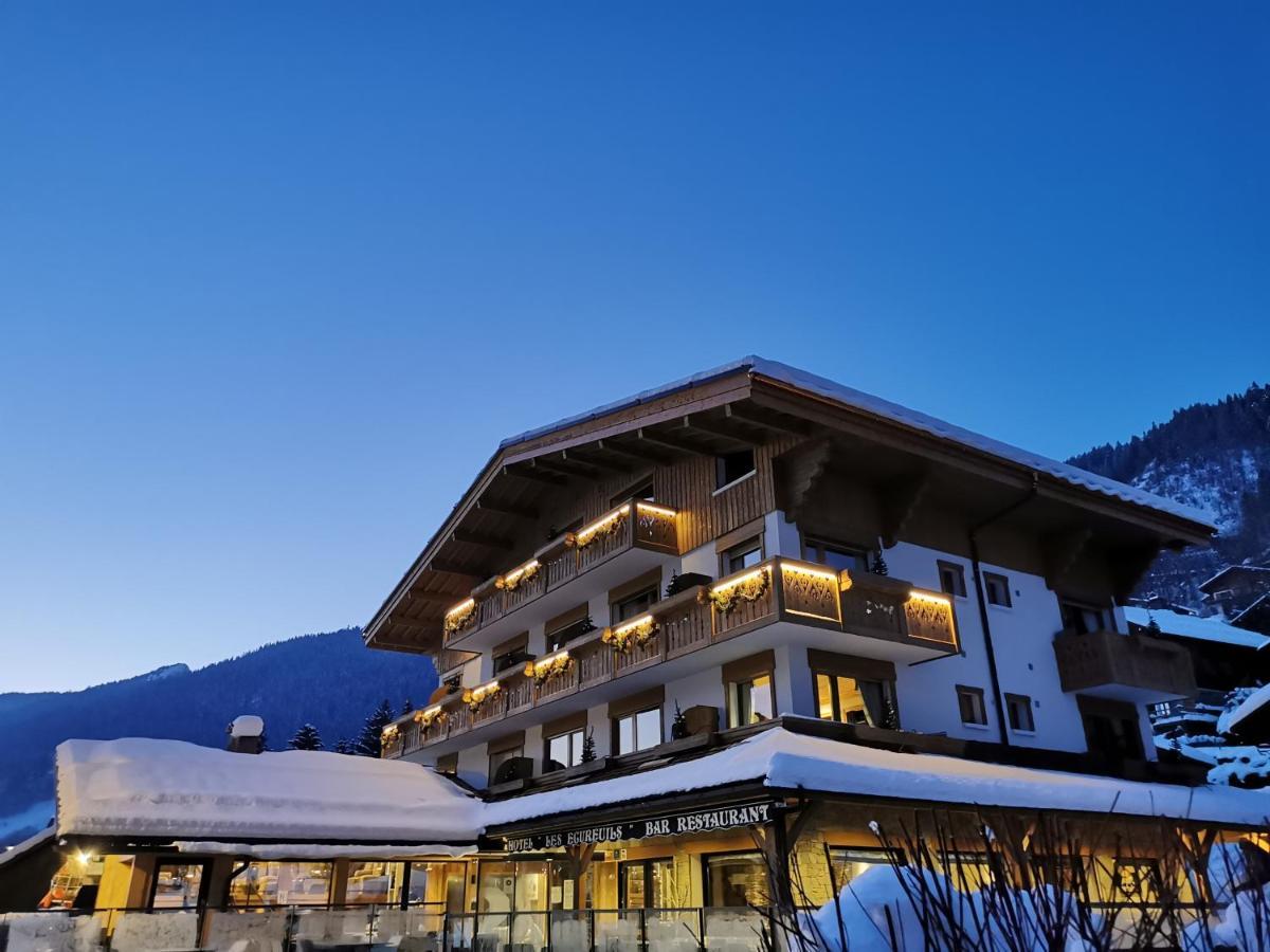 Hotel-Chalet Les Ecureuils Restaurant, Piscine, Garage Le Grand-Bornand Bagian luar foto